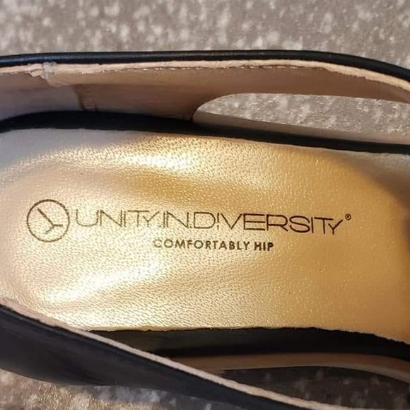 Unity in Diversity Black and Silver Flats - Picture 4 of 5